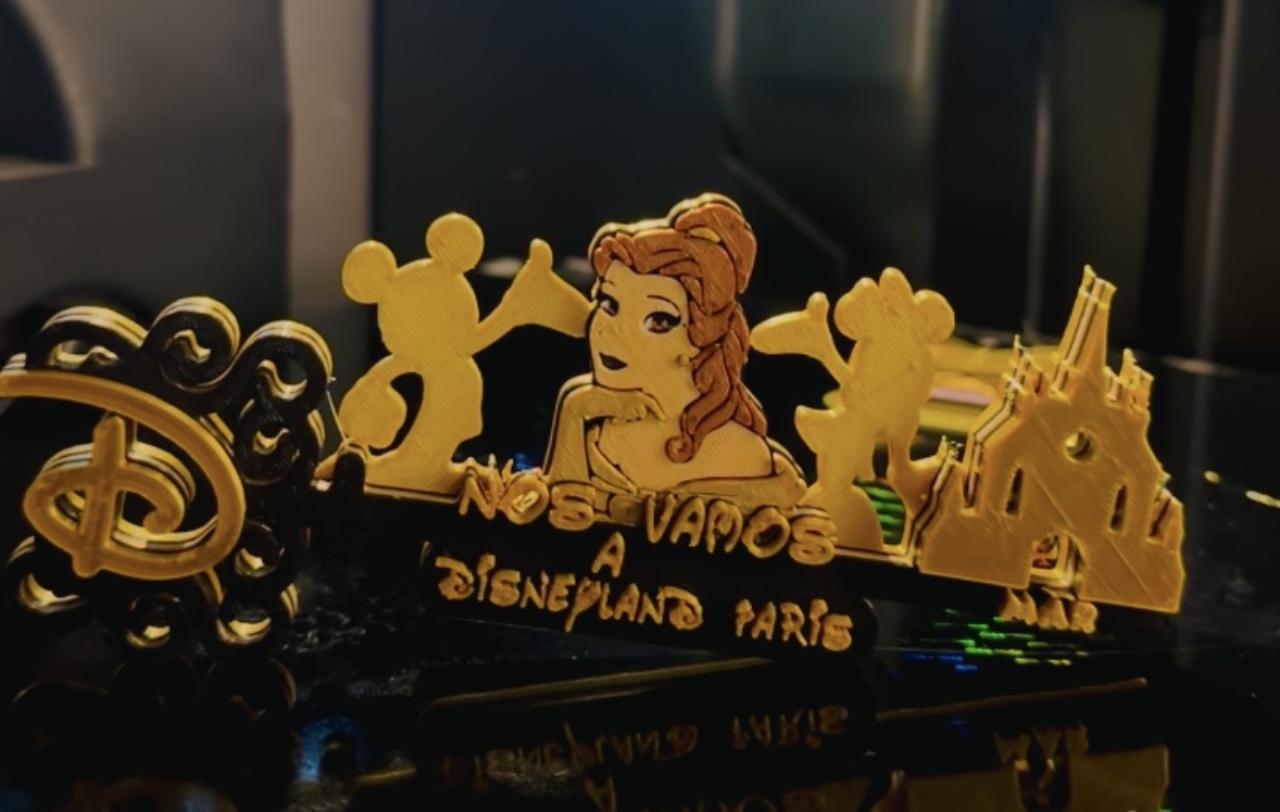 Llave Disney personalizada Bella