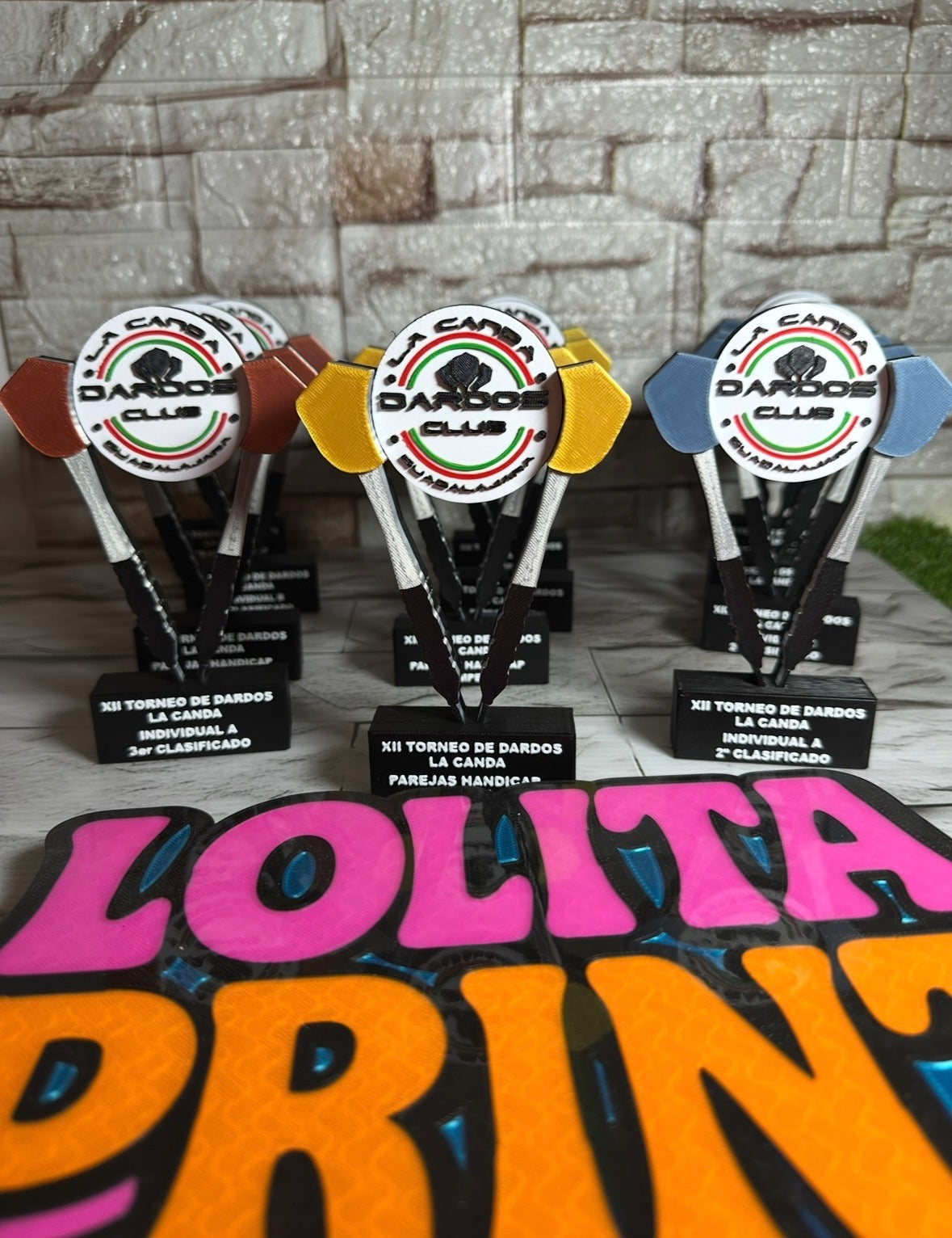 Trofeos 3D Dardos