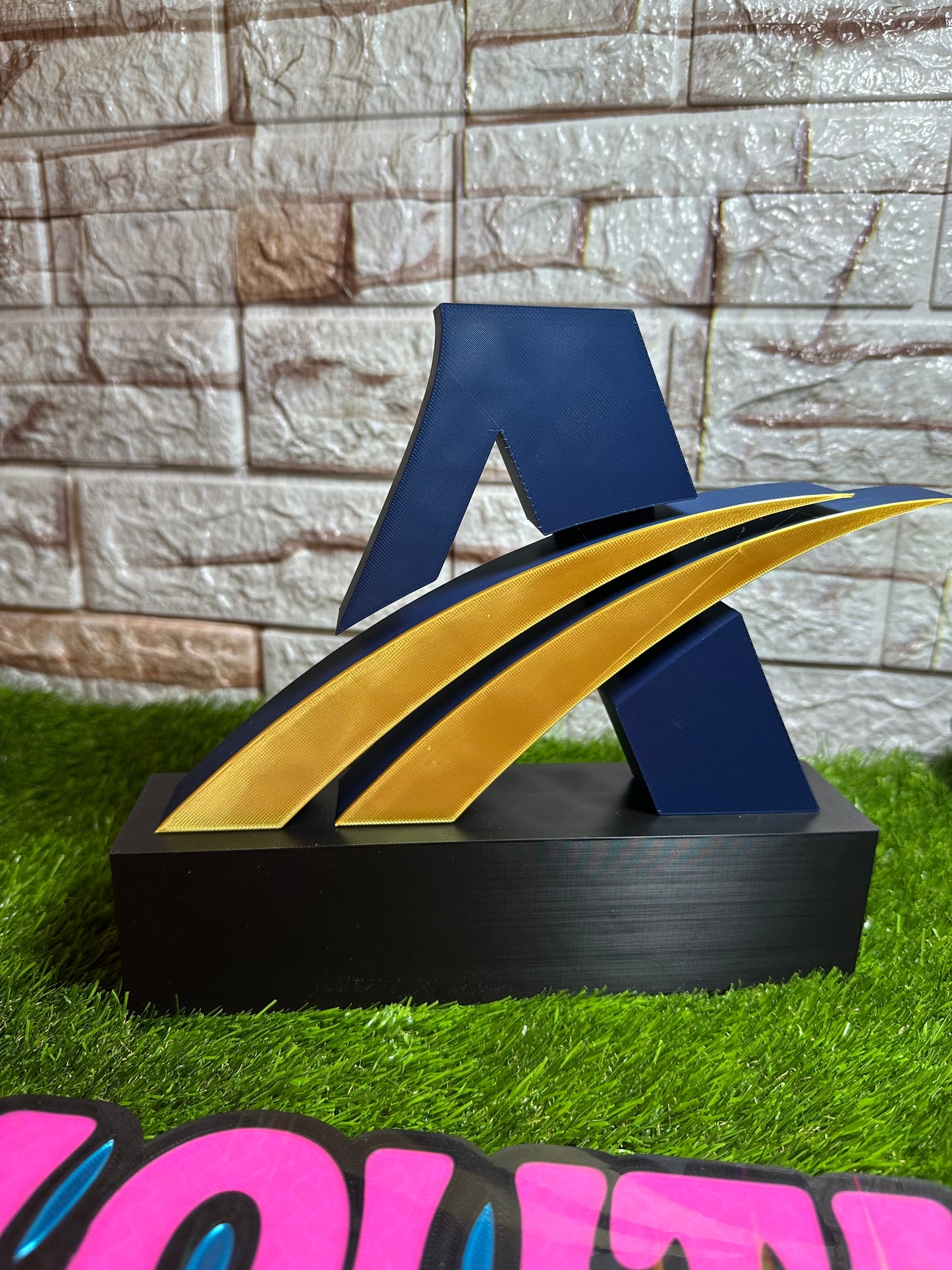 Trofeo 3D logo personalizado