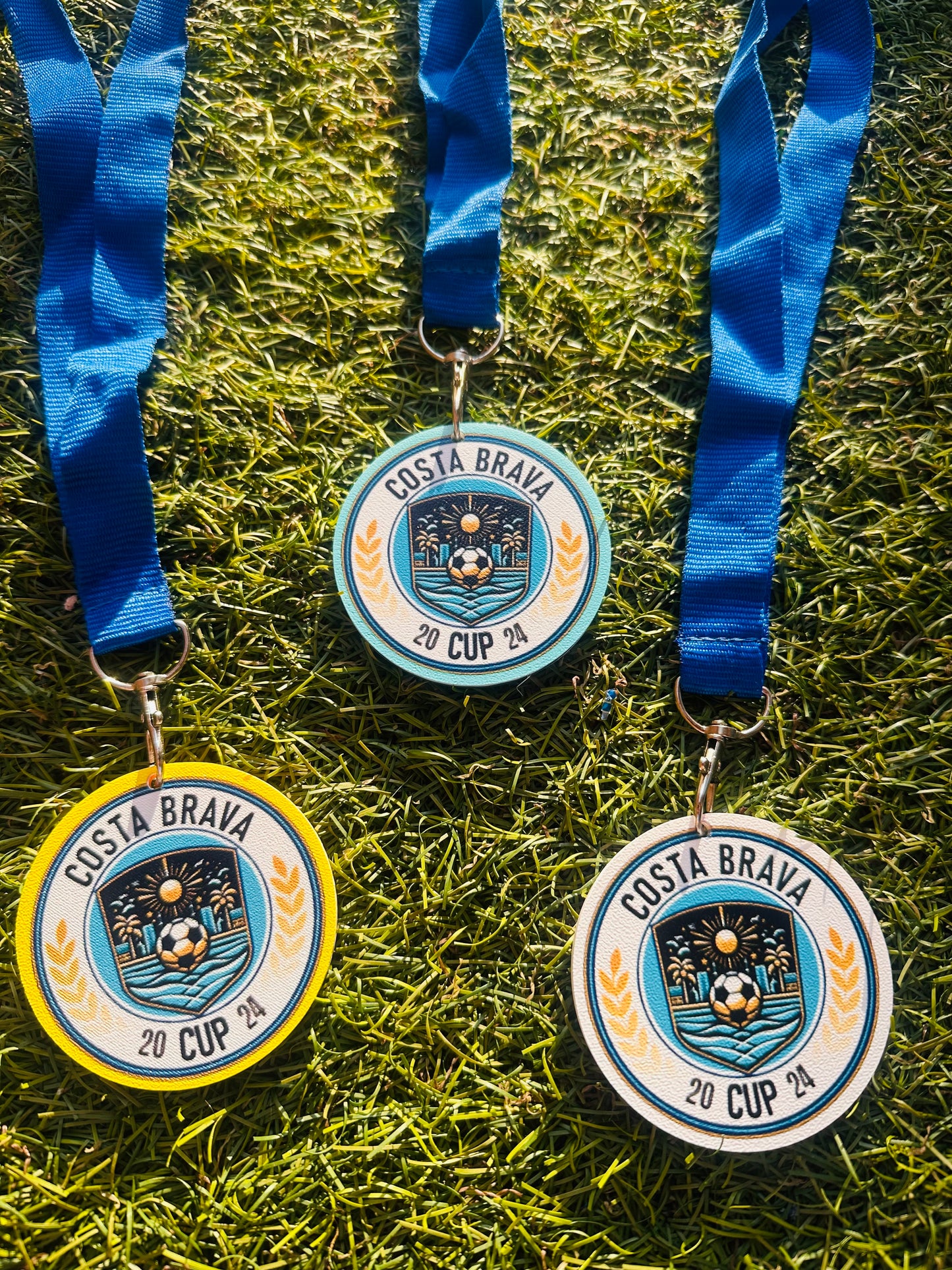 Pack 100 Medallas 3D con escudo