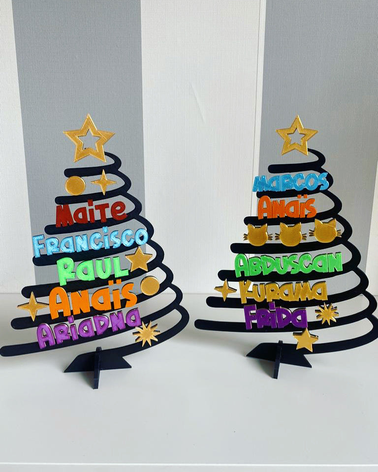 Arbol de navidad personalizado grande
