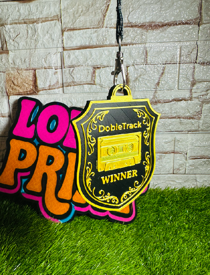 Medalla con logotipo de empresa personalizada