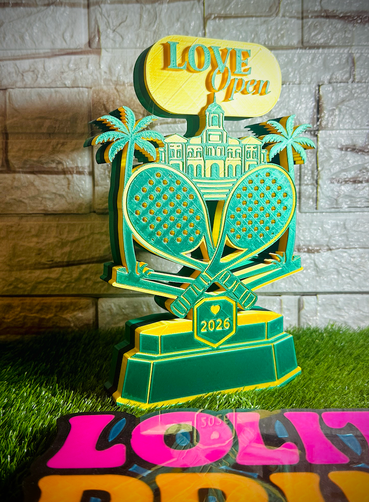 Trofeo para Torneos de Pádel Personalizado