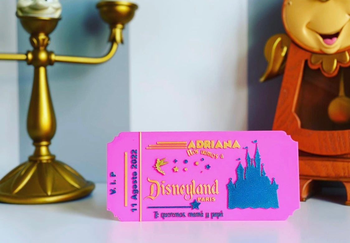 Tarjeta entradas Disneyland