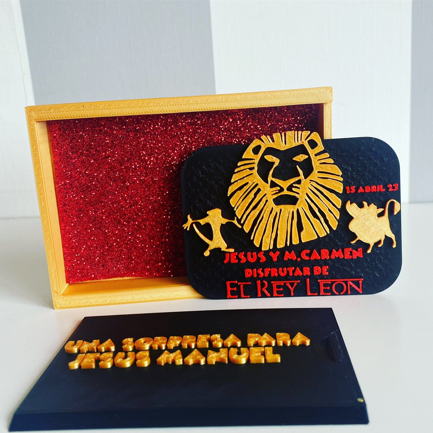 The Lion King musical gift card