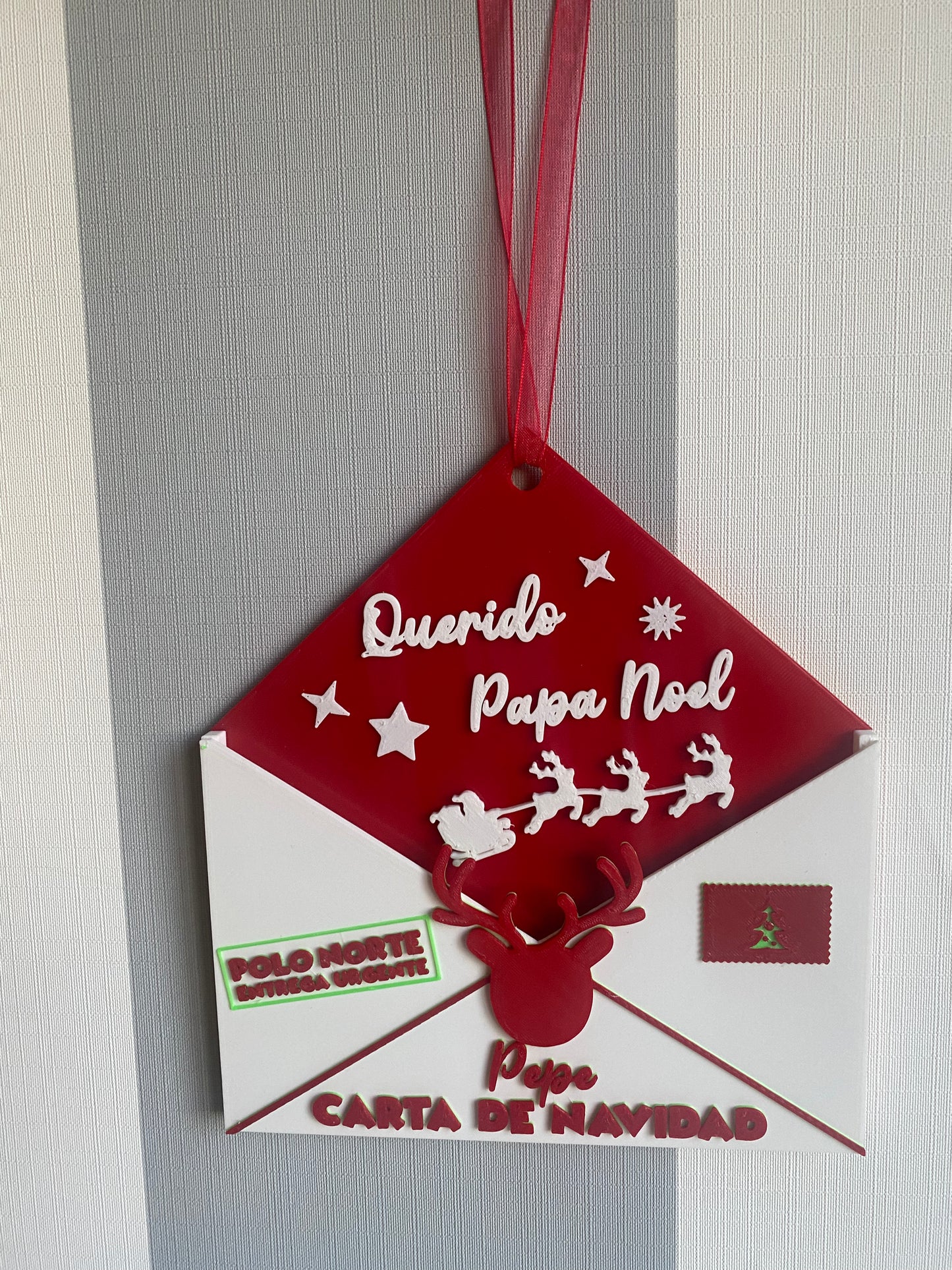 Sobre Papá Noel personalizado