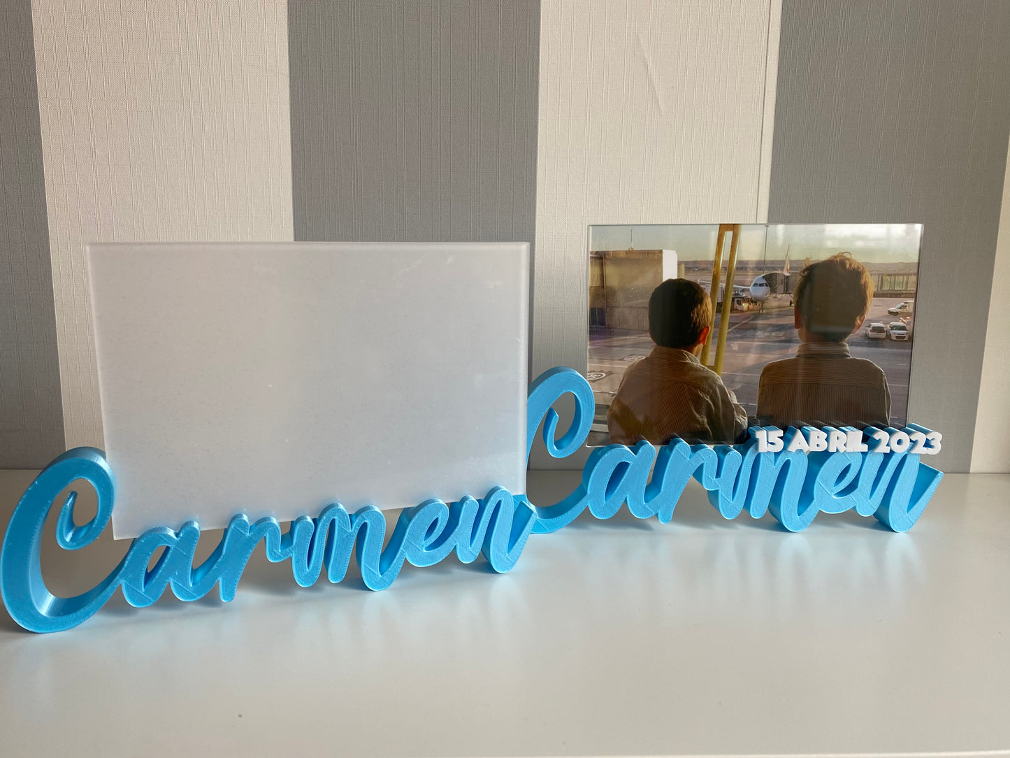 Marco de fotos nombre personalizado