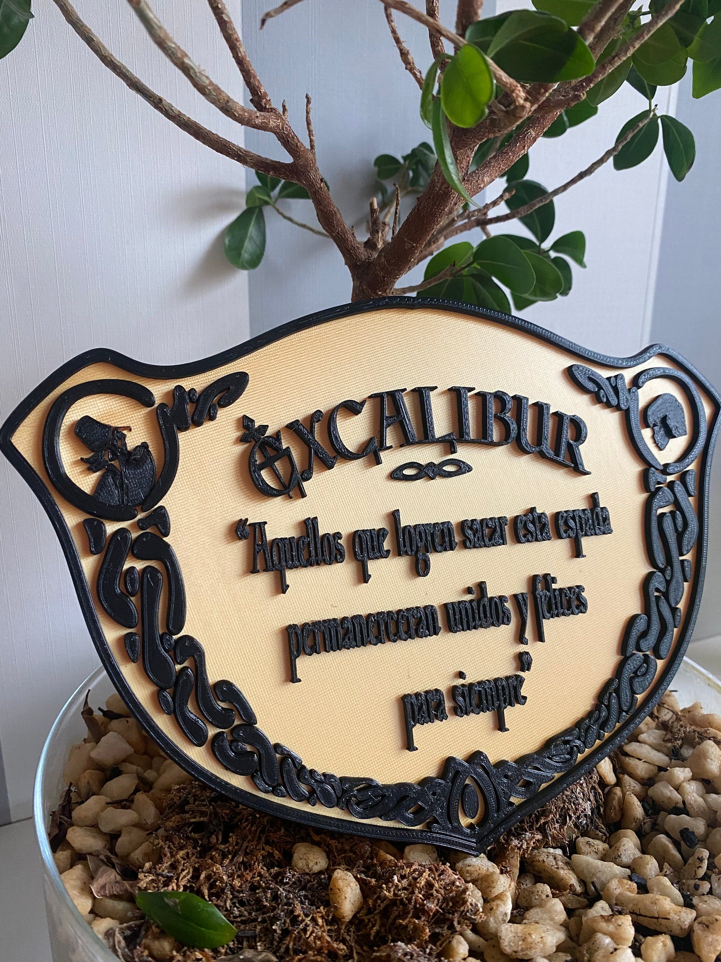 Cartel Boda Merlín Excalibur