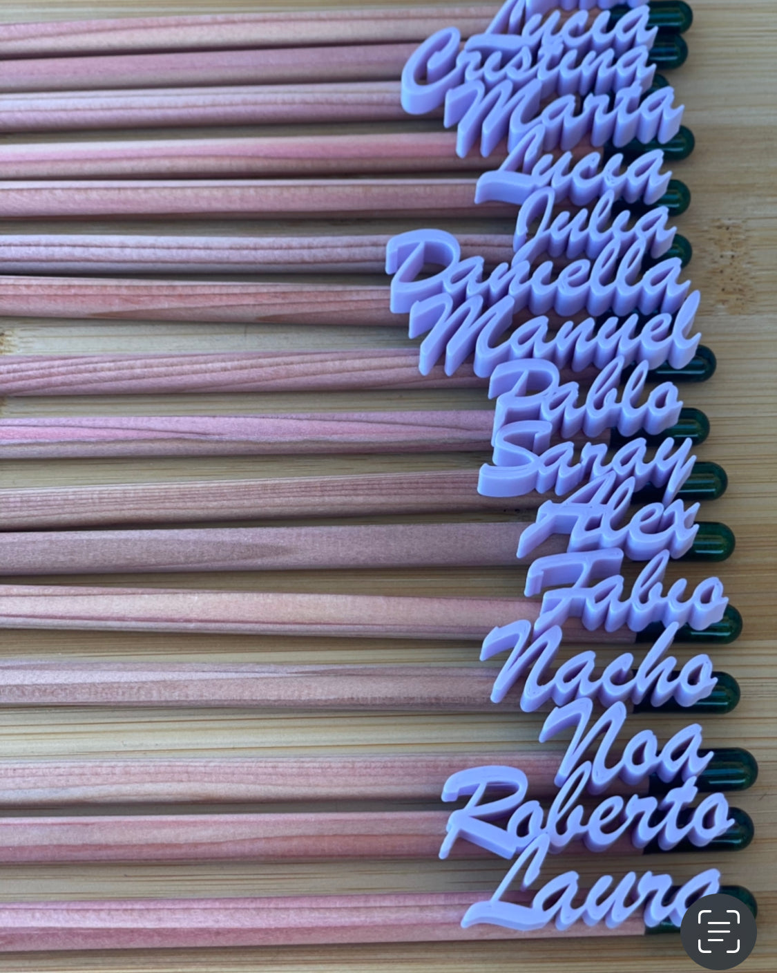 lapices personalizados con nombre