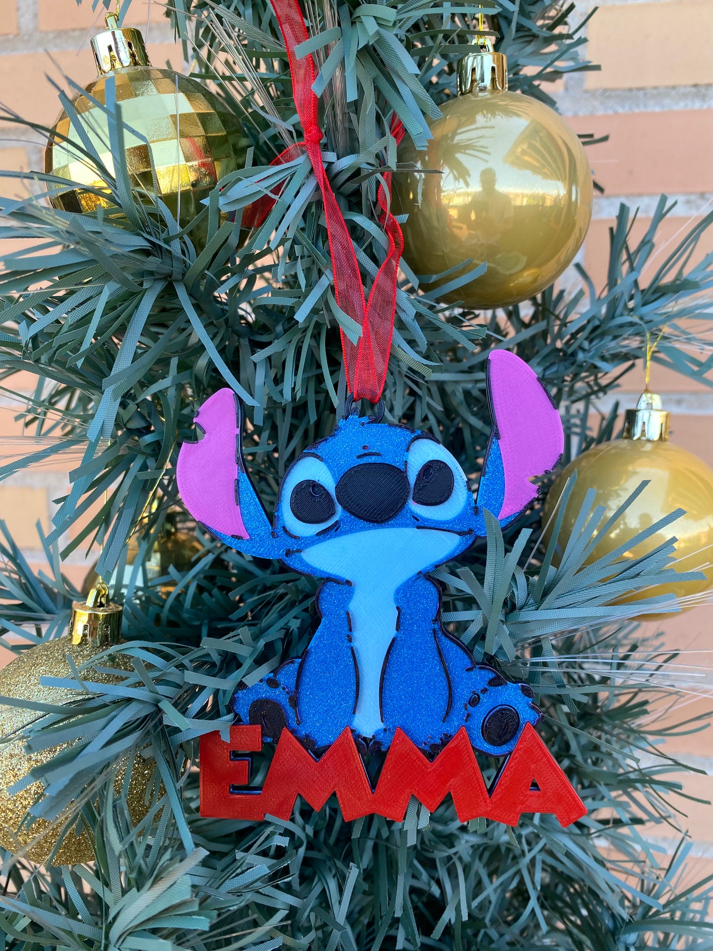 Stitch Christmas Ornament