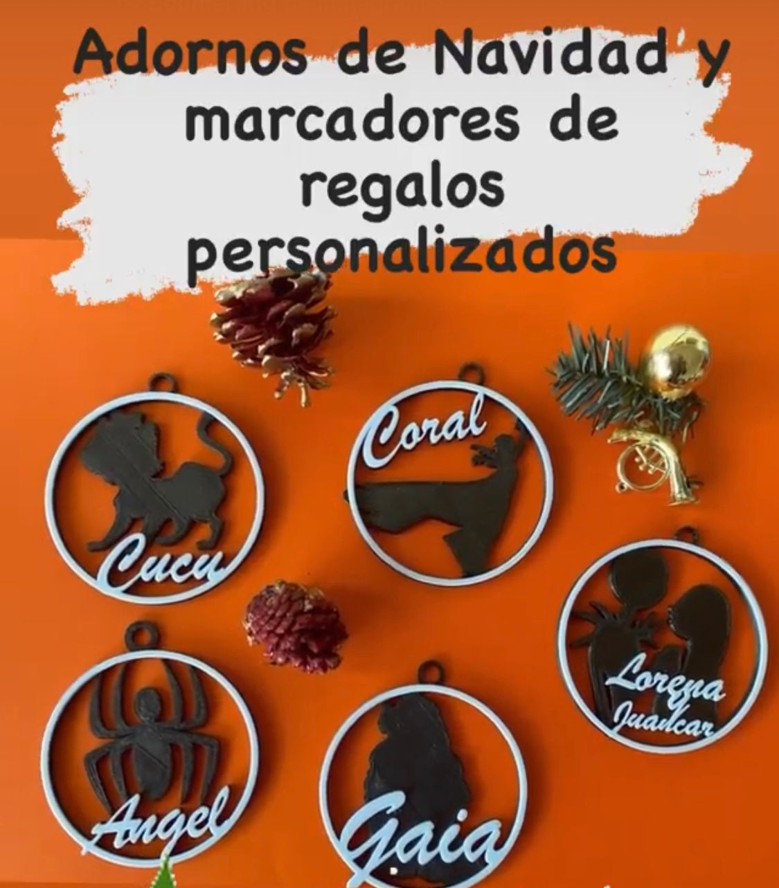 Personalized Christmas ornament with name