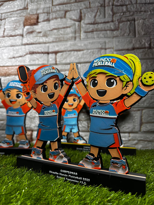 Trofeos de pickleball personalizados: el detalle que eleva cualquier torneo