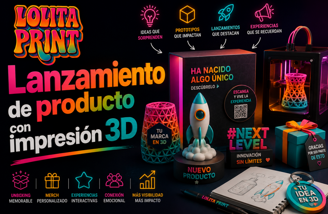 Cómo lanzar un producto con impresión 3D y conseguir una campaña más visual, noticiable y compartible