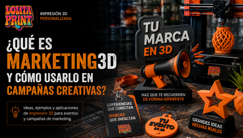¿Qué es el Marketing3D? La estrategia que convierte las campañas en objetos que nadie olvida