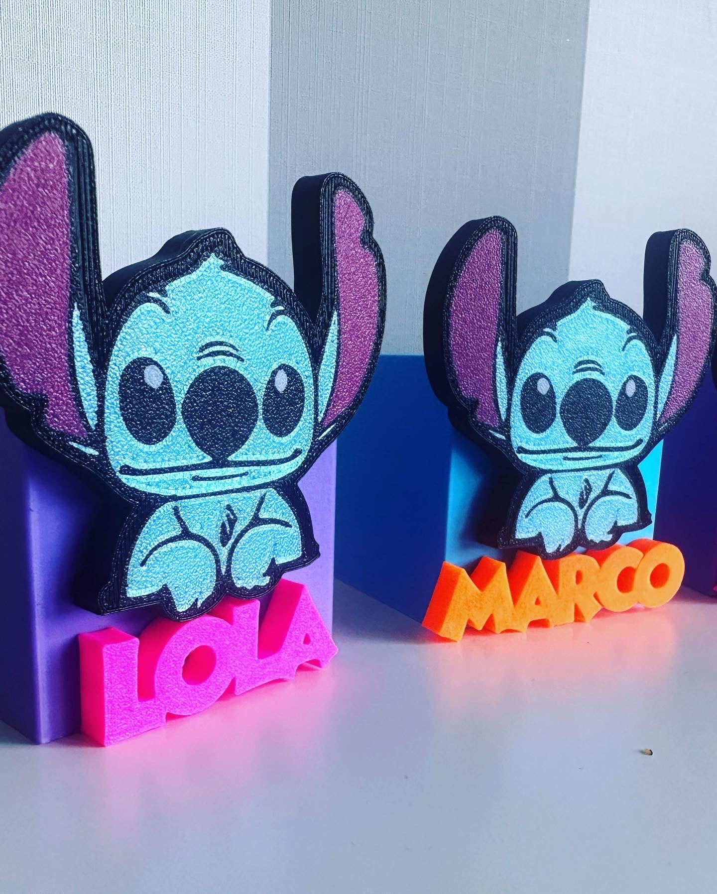 Stitch pencil holder with name
