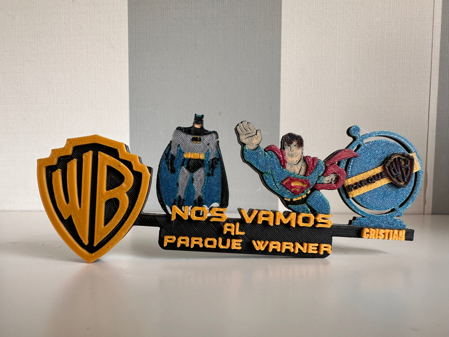 Llave Warner Batman y Superman a color