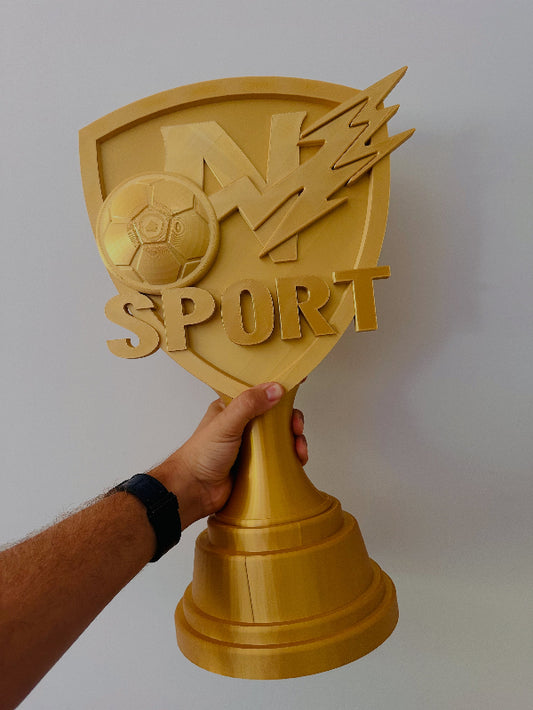 Trofeo 3d escudo personalizado