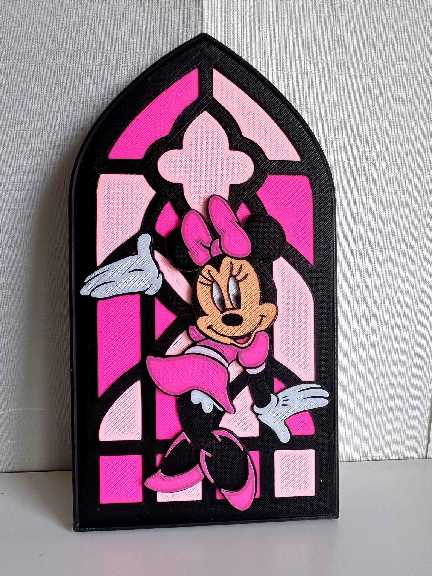 Vidriera Minnie Mouse