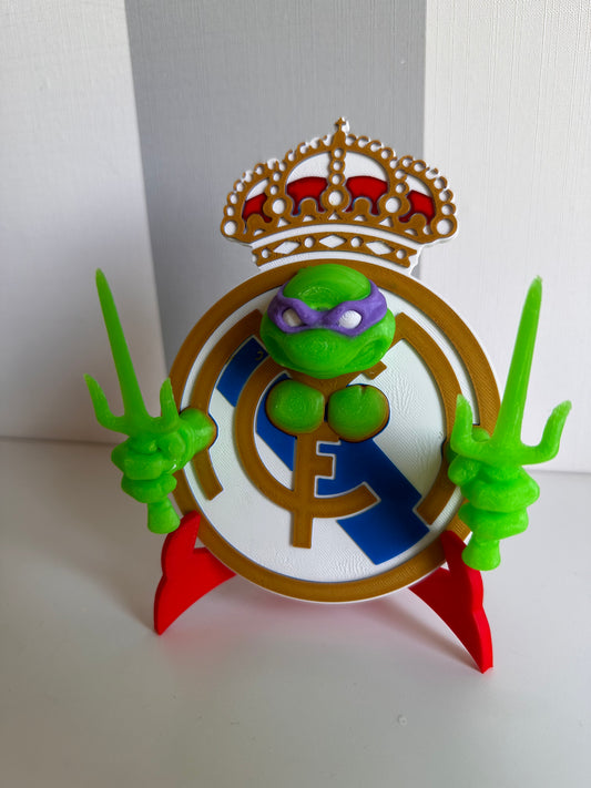 Escudo Real Madrid tortuga ninja Mbappe