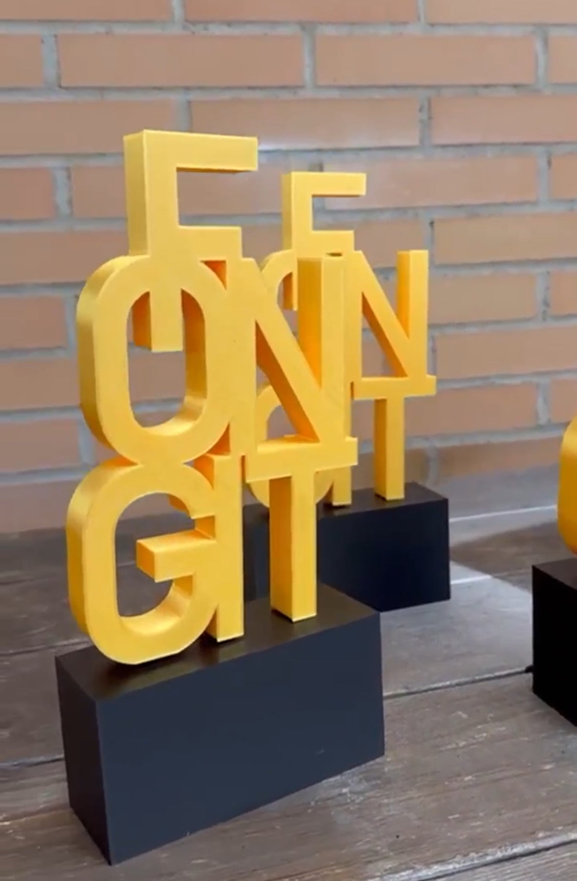 Trofeo personalizado con logotipo de empresa o evento