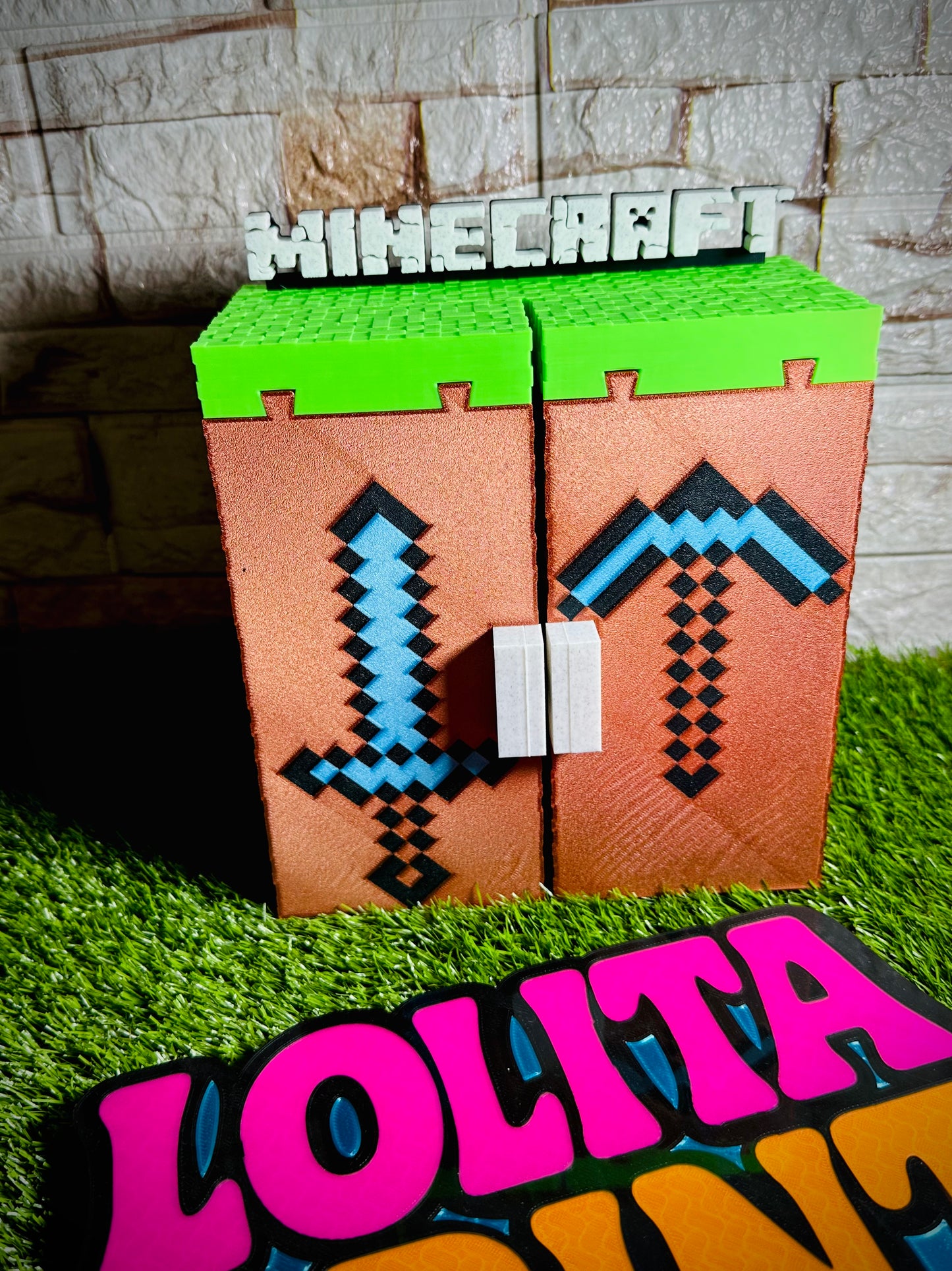 Expositor Minecraft Kinder Joy