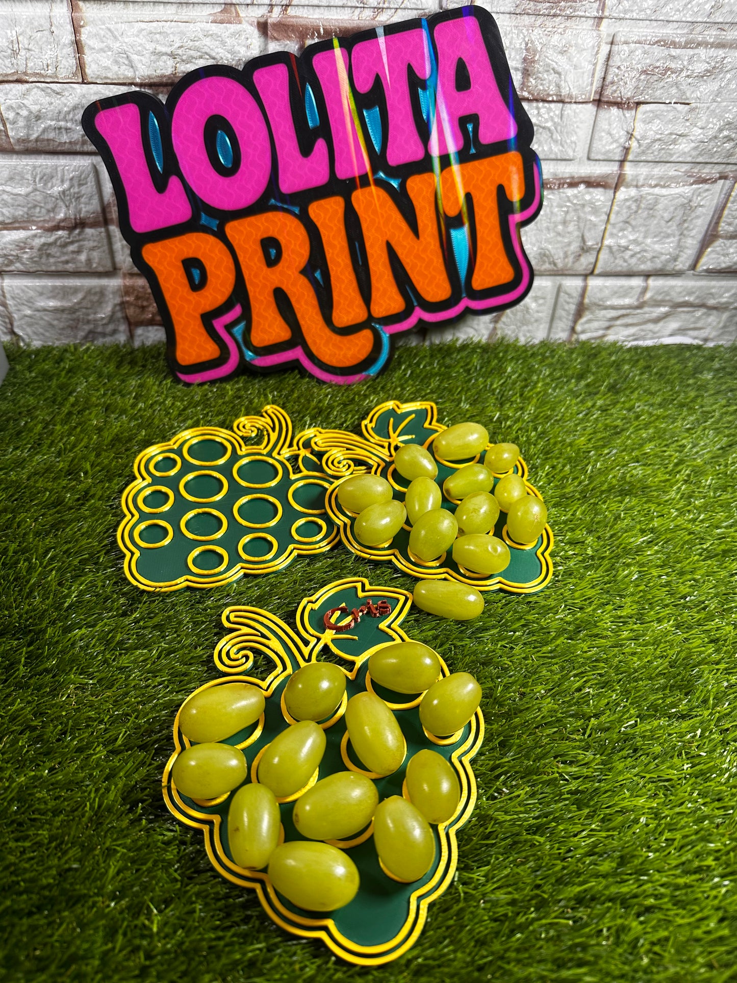 Porta uvas personalizado