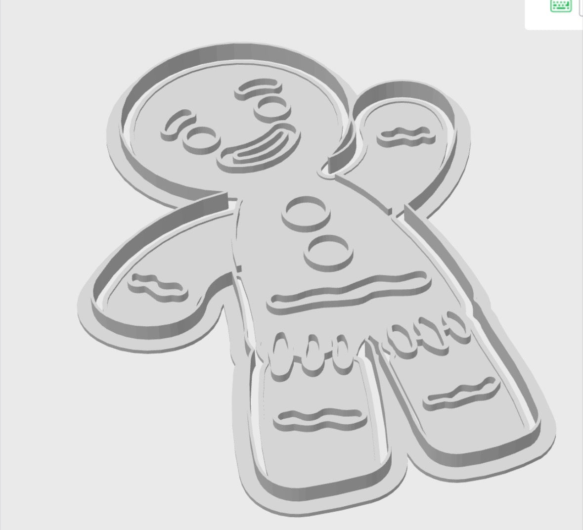 Cortador galletas hombre de jengibre grande