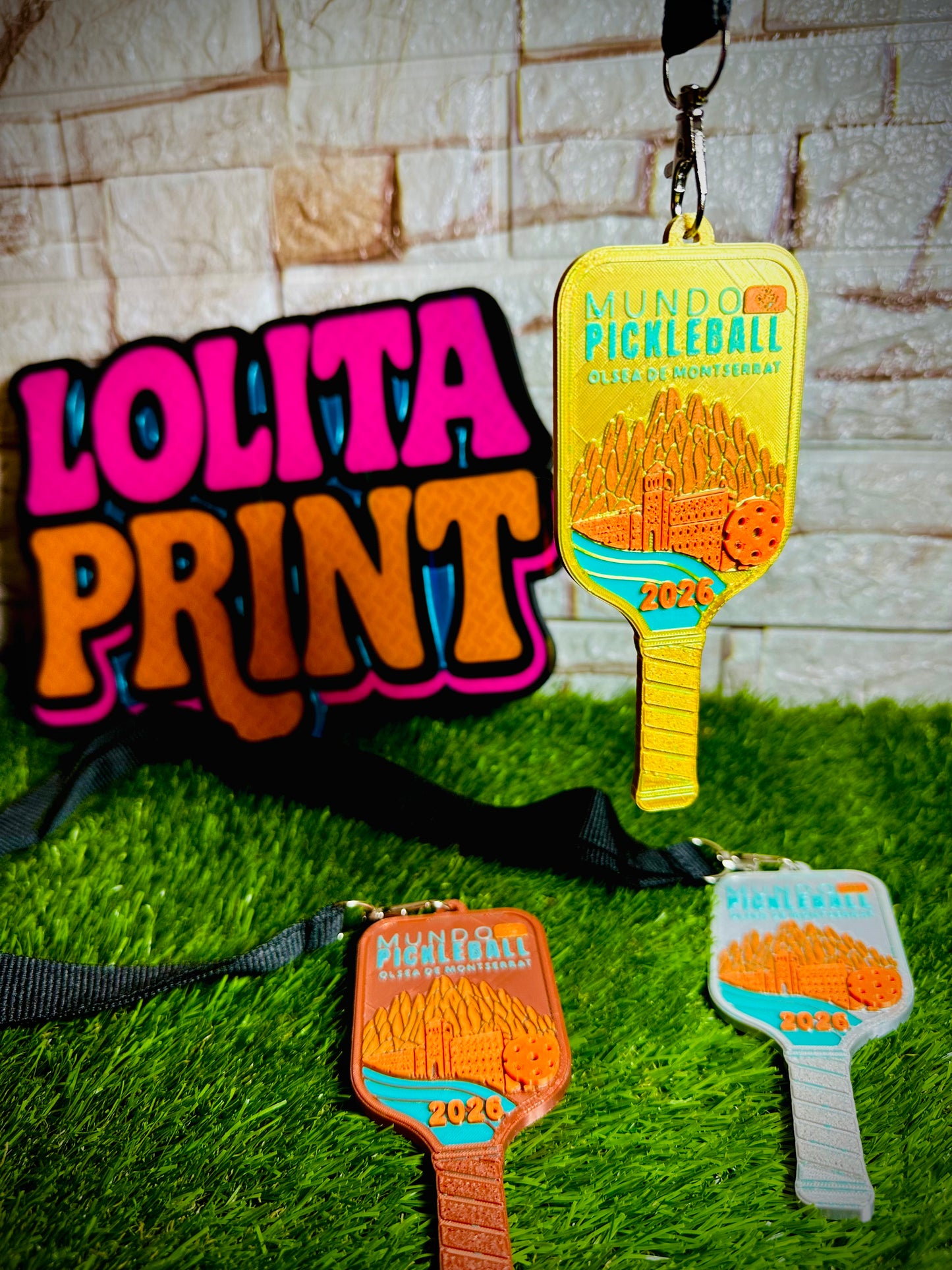 Medalla Pickleball personalizada