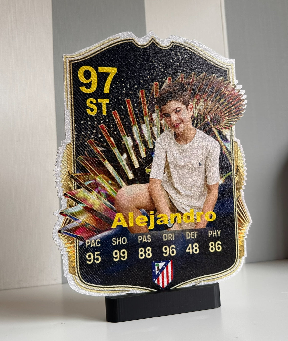 Carta FIFA Fut personalizada 3D