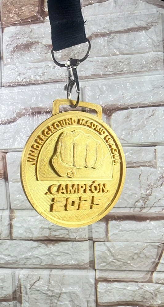 Medalla 3D personalizada