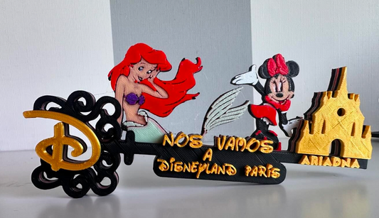 Llave Disney personalizada La sirenita y Minnie