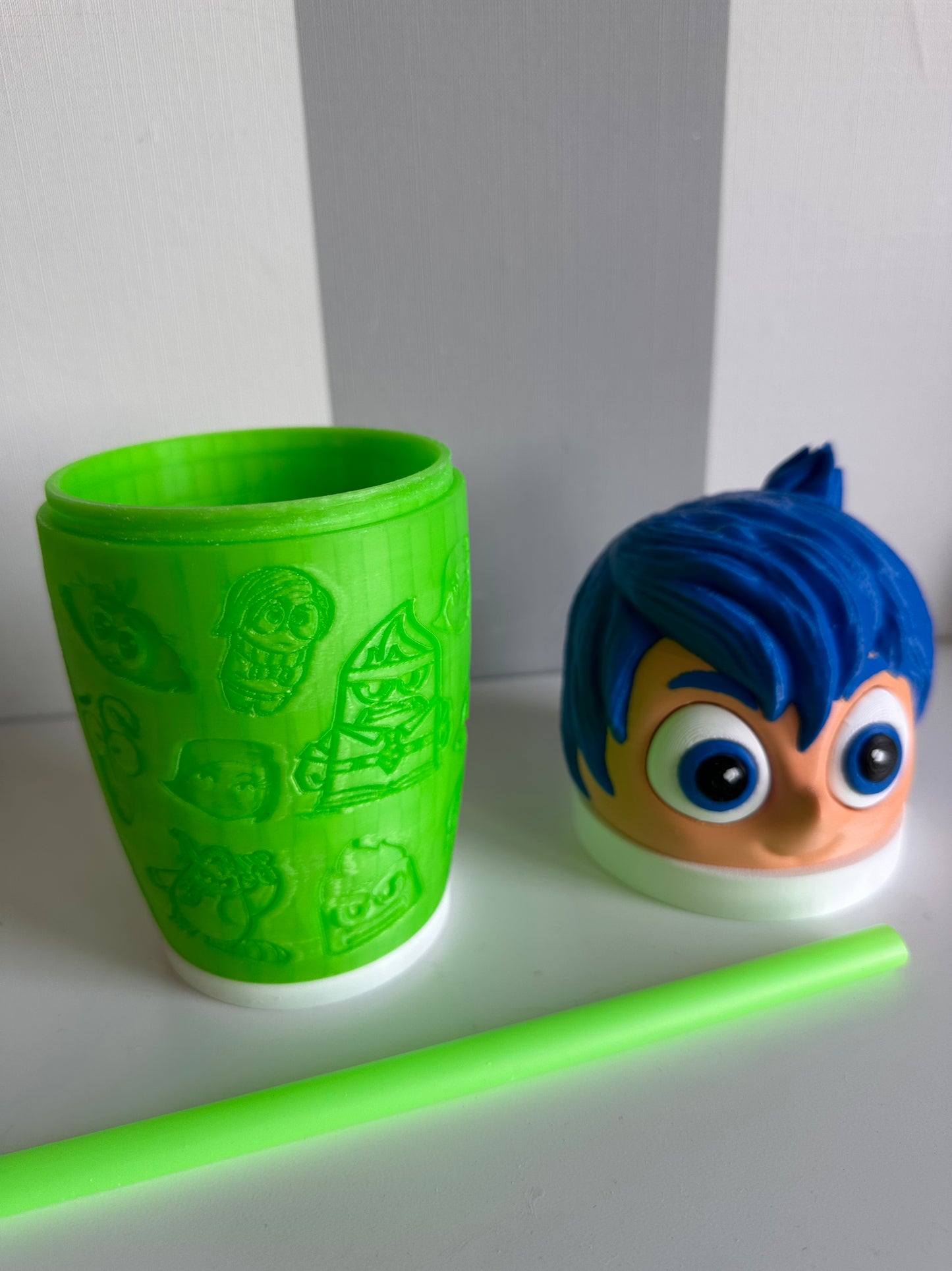 Vaso pajita Del Revés Alegria (Inside Out Disney)