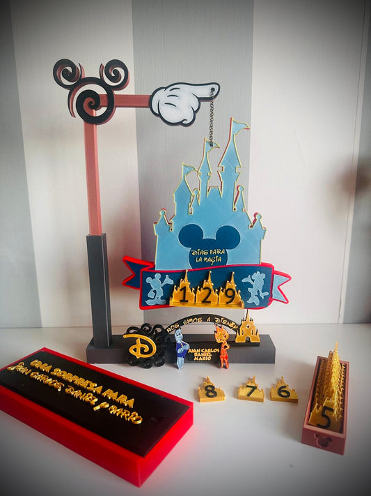 Pack llave Disney y Contador de Días
