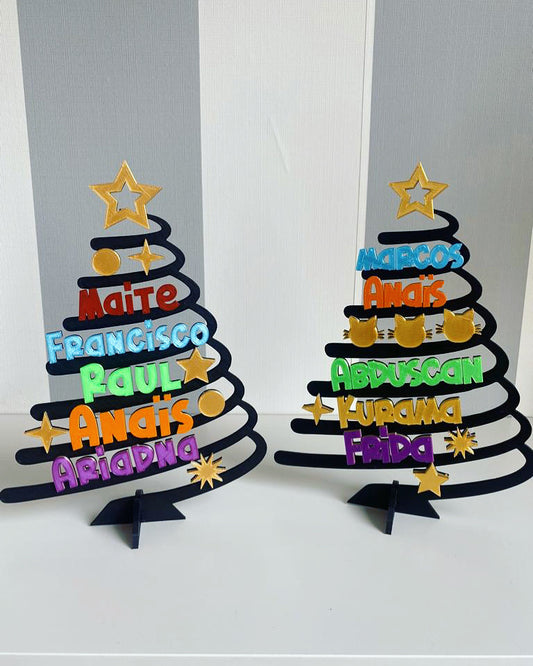 Large personalized Christmas tree