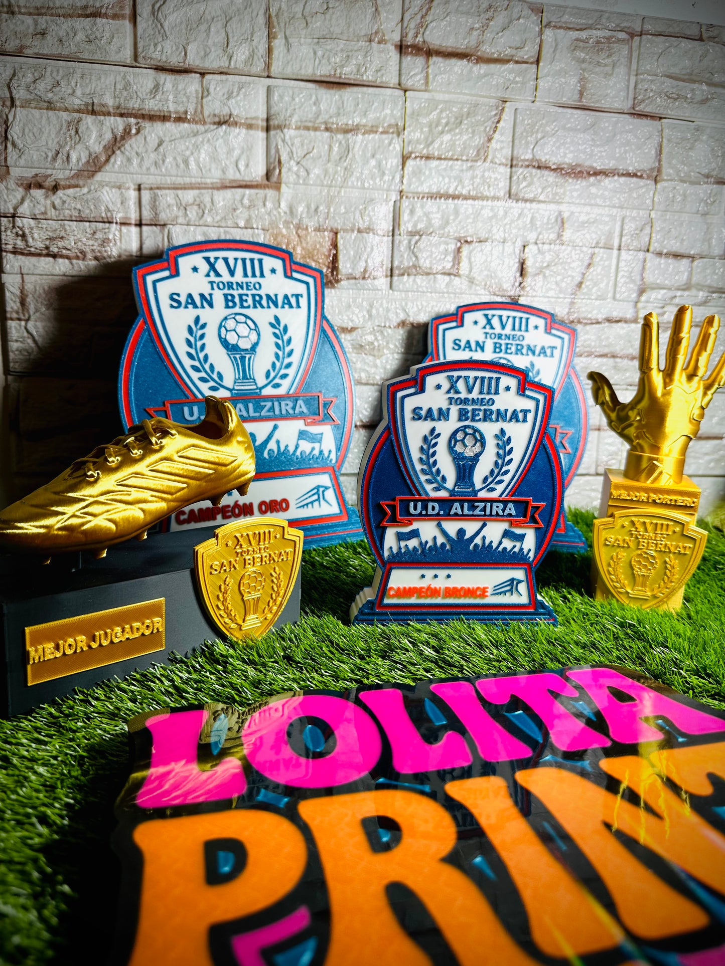 Pack de trofeos personalizados 
