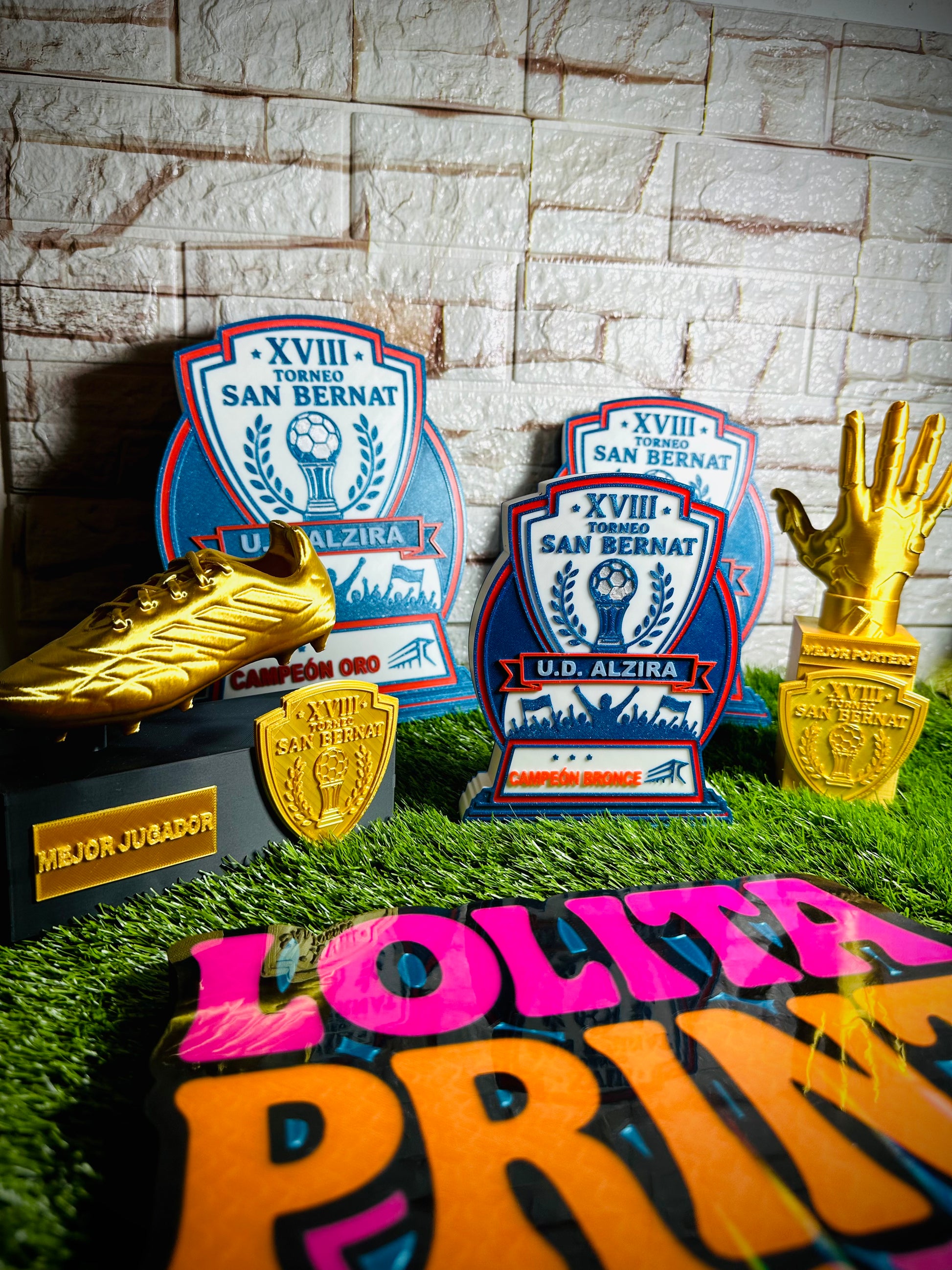 Pack de trofeos personalizados 