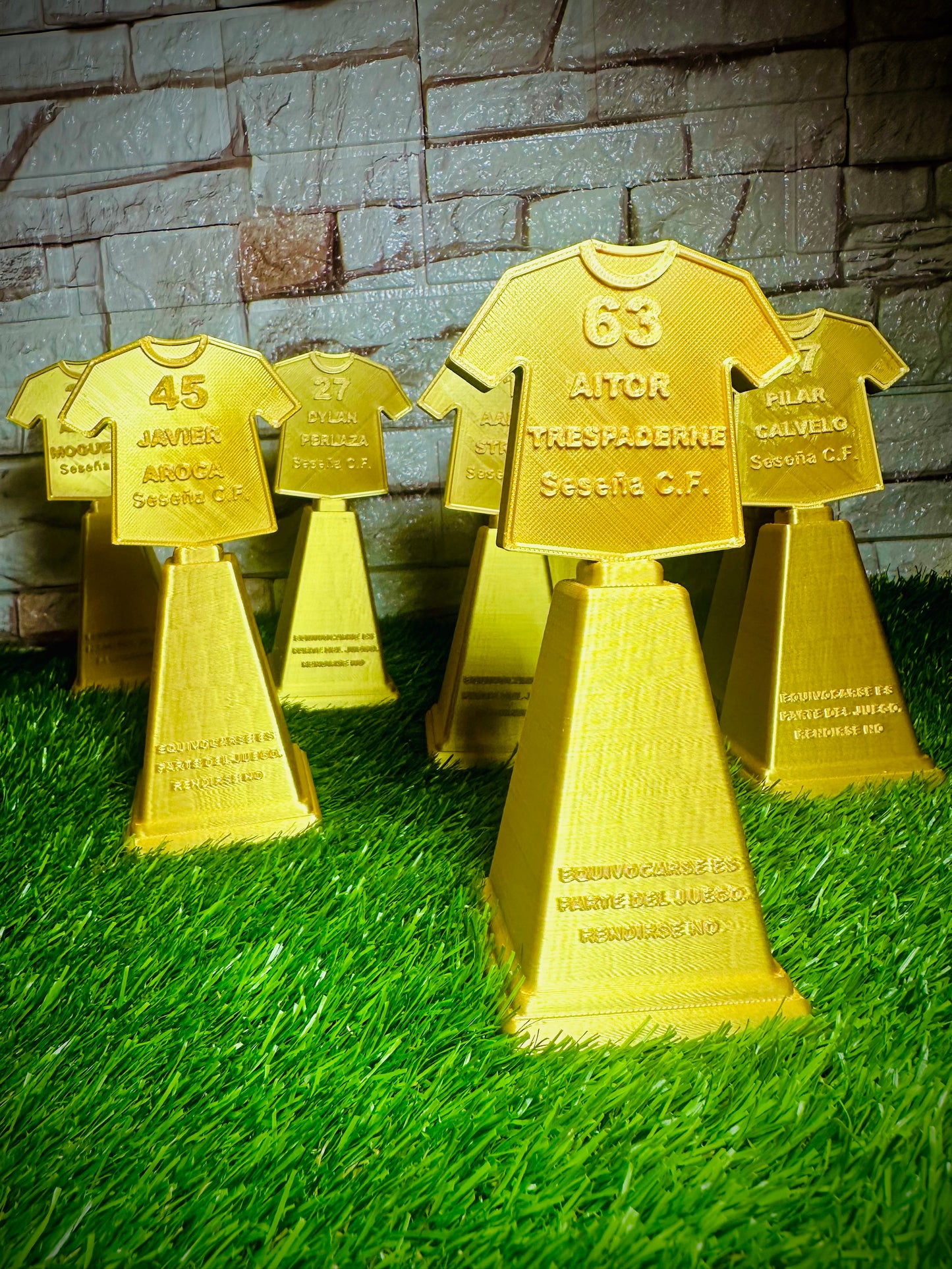 Trofeo 3D de equipo 