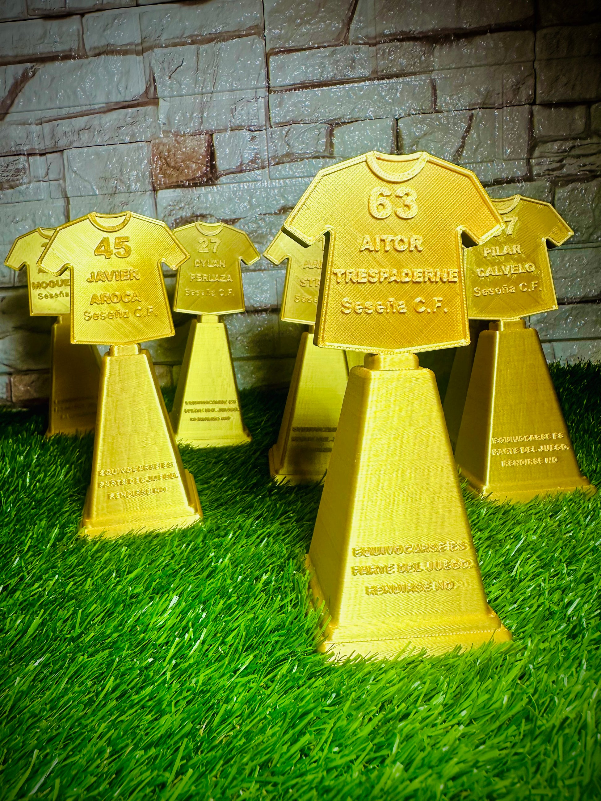Trofeo 3D de equipo 