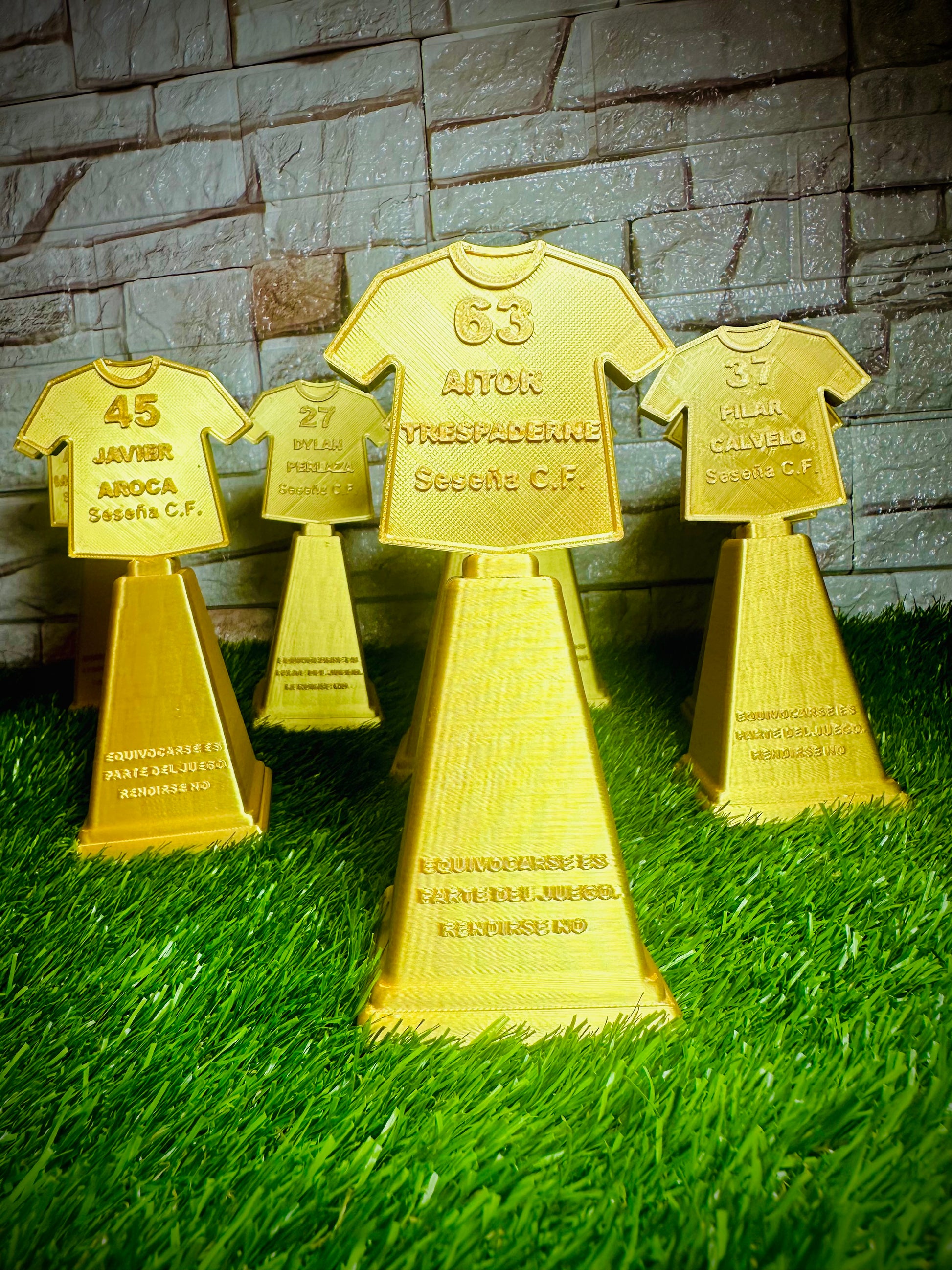 Trofeo 3D fútbol 