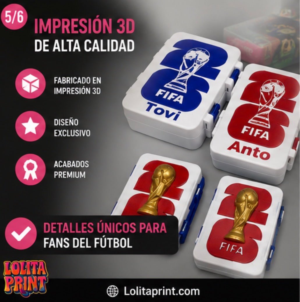 Estuche cromos Mundial de Fútbol