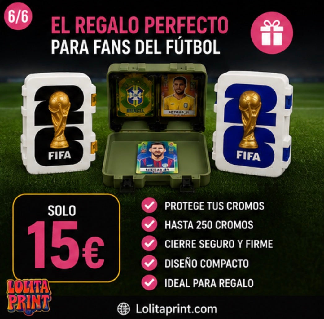Estuche cromos Mundial de Fútbol