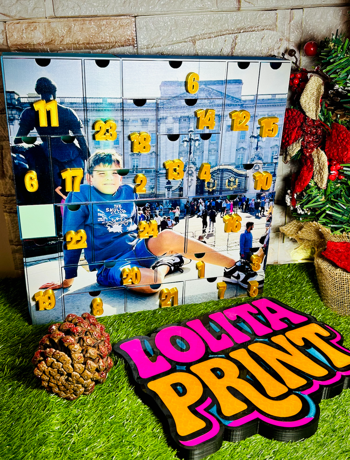 Calendario de Adviento personalizado