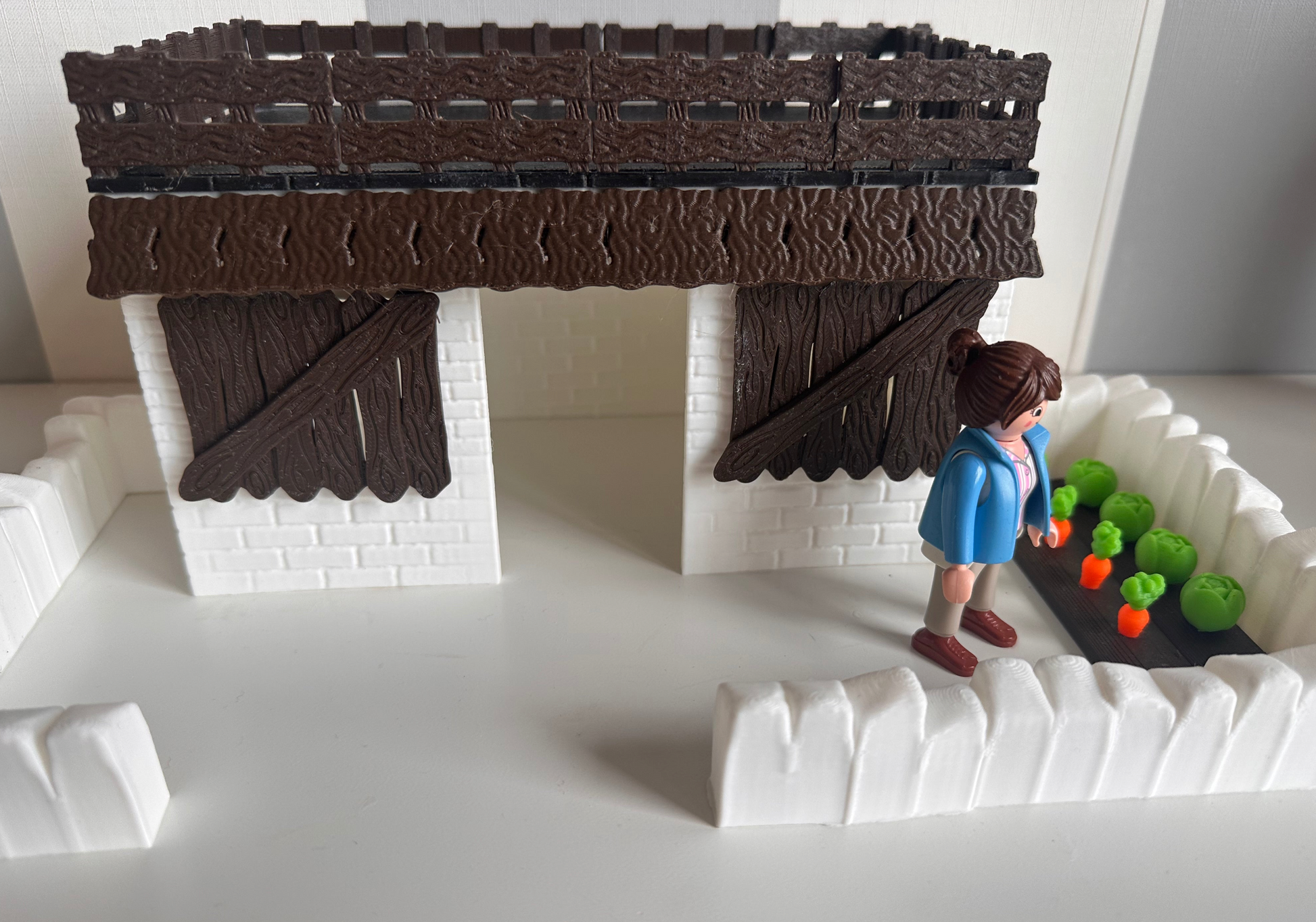 House with garden Belen Playmobil lolitaPrint