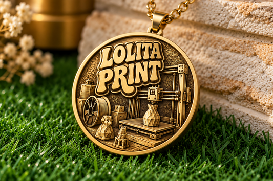 Colgante Personalizado con Logo o Escudo en Relieve 3D