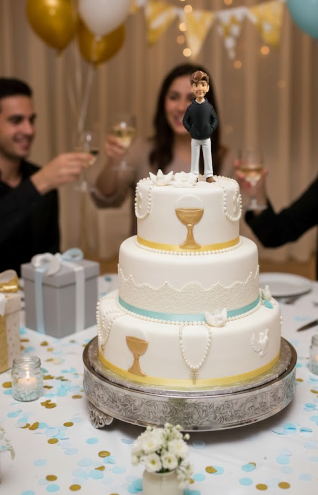 Figura personalizada para tarta de comunion