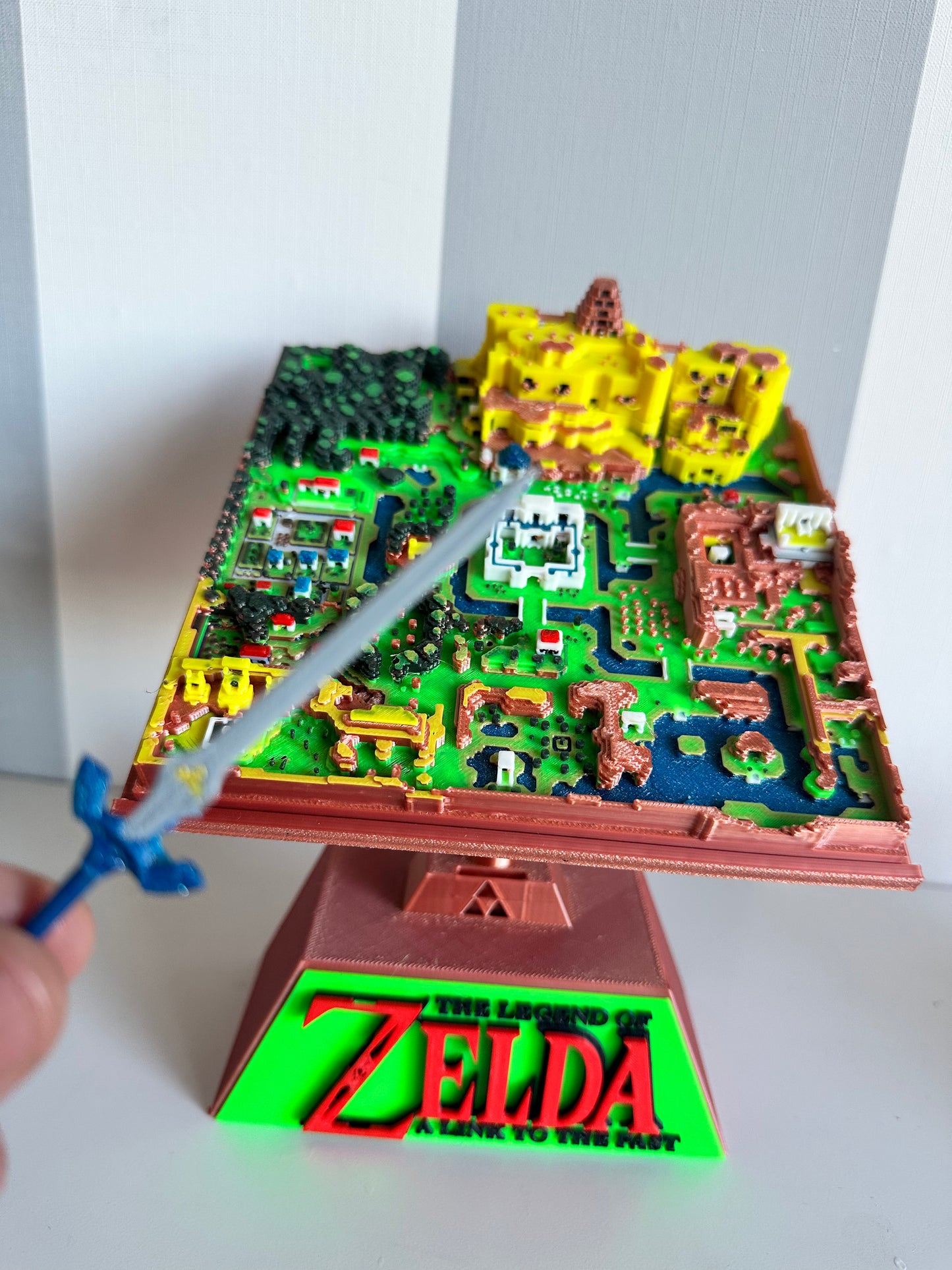 Zelda 3D map holder