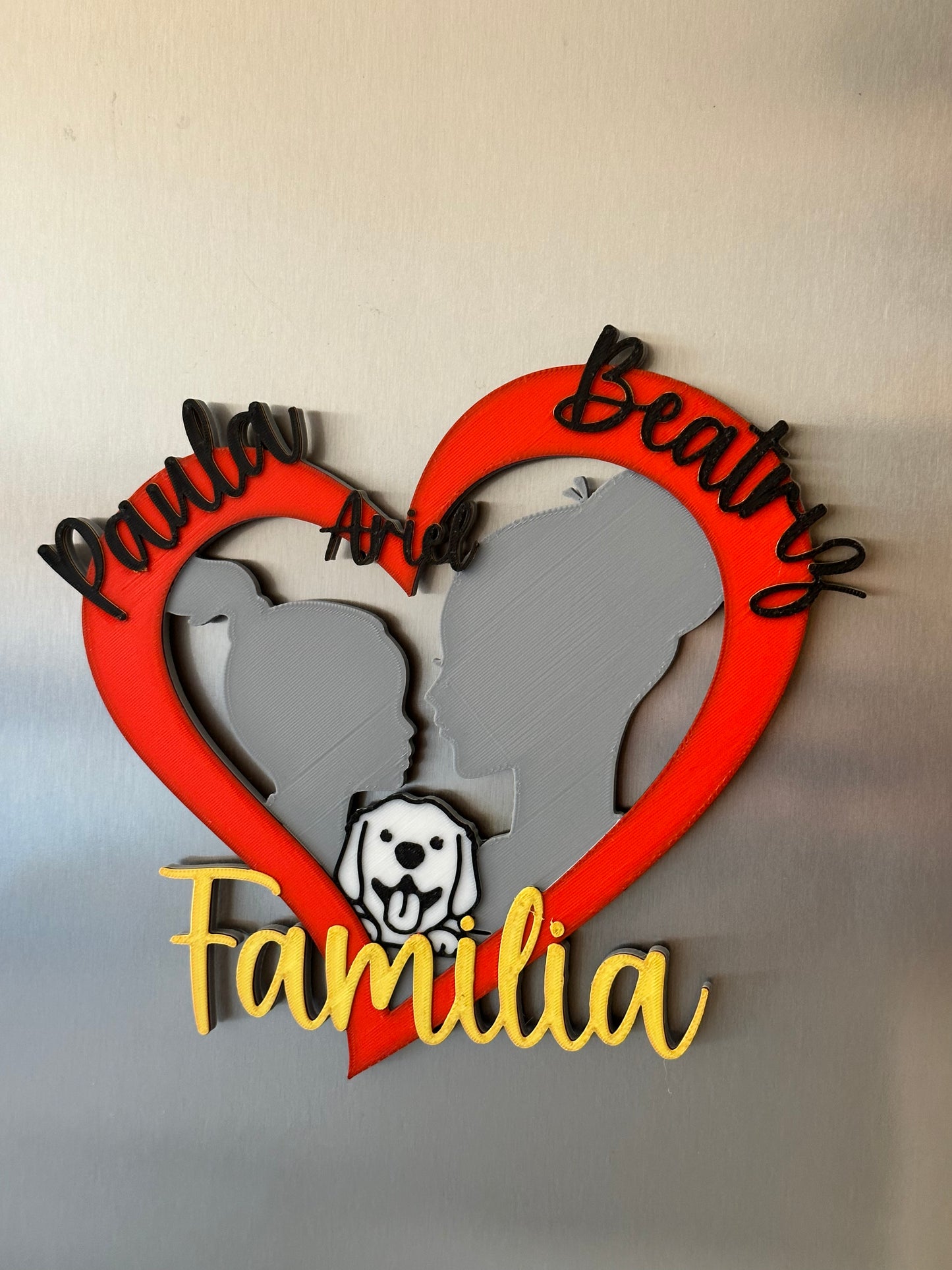 Large family personalized magnet