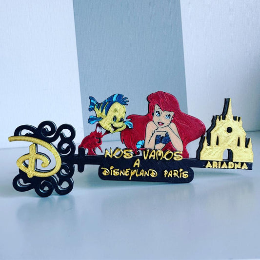 Personalized Disney Key The Little Mermaid Color