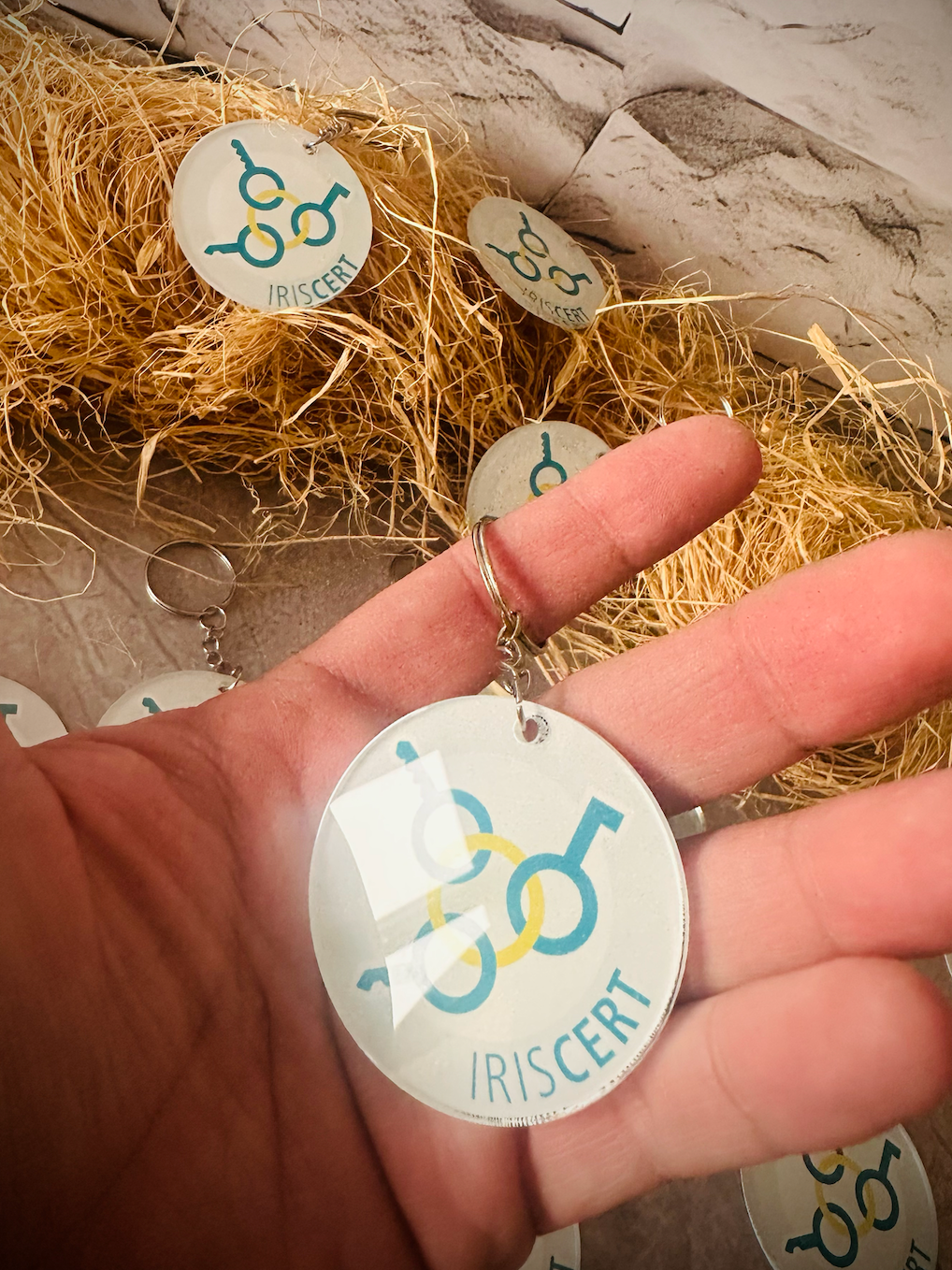 Llavero metacrilato personalizado con logo