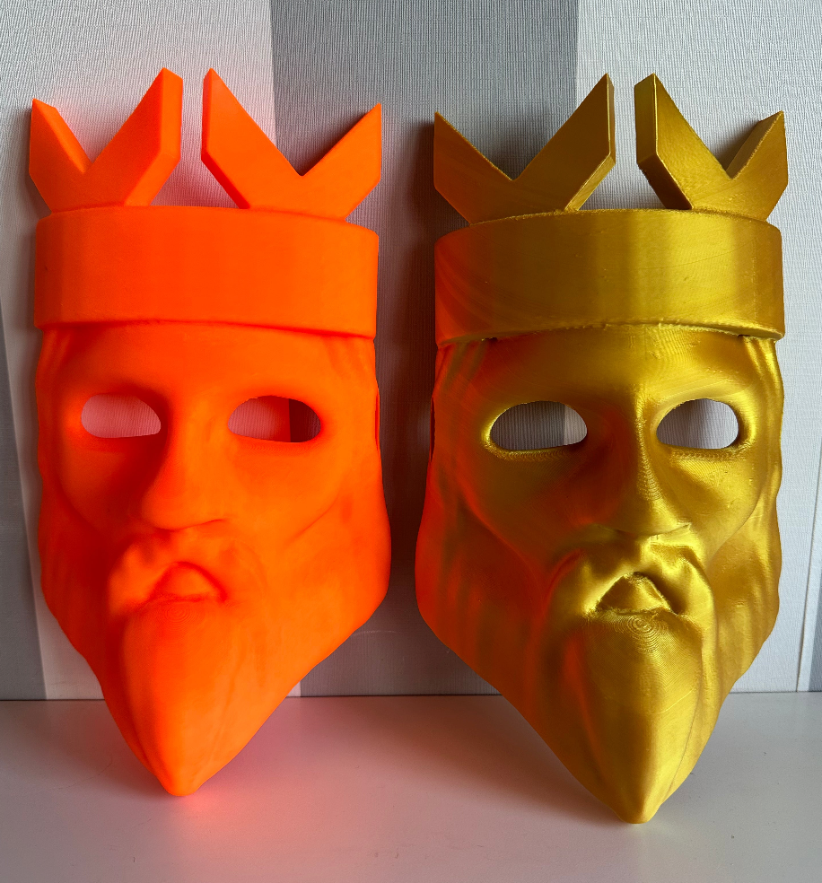 mascara kings league naranja
